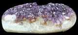 Purple Amethyst Crystal Heart - Uruguay #50905-1